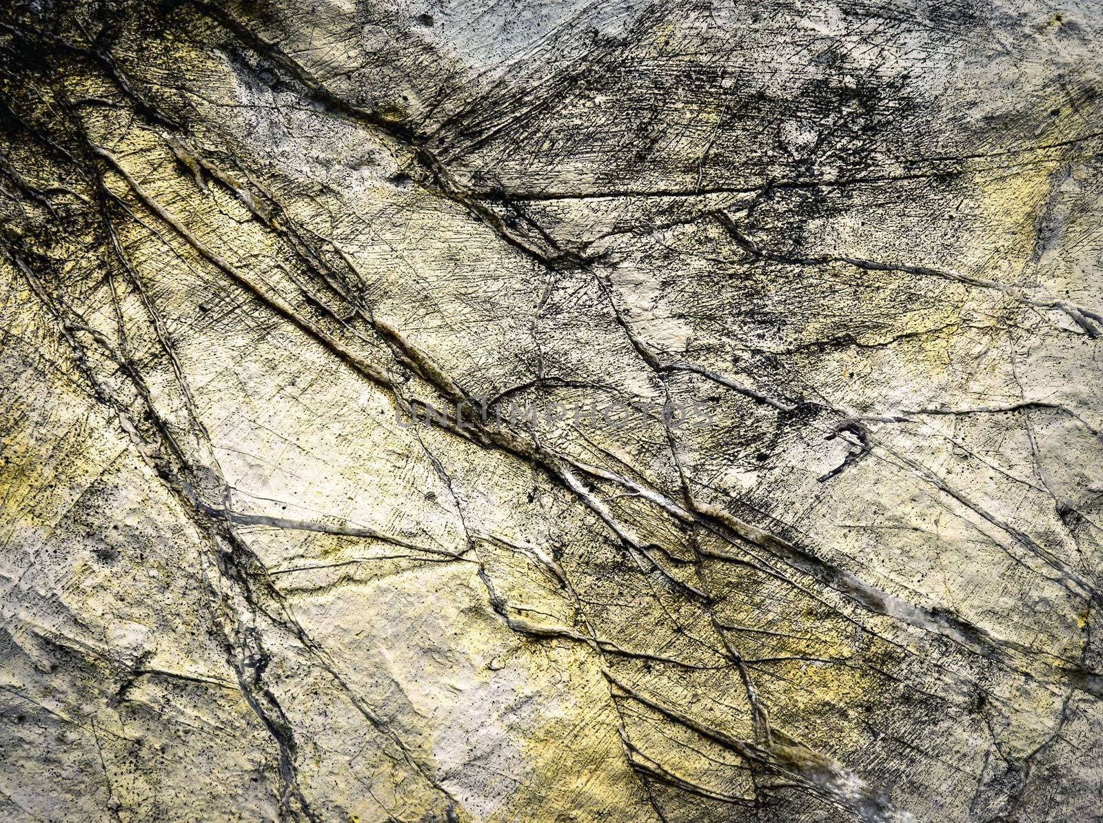 abstract background or texture quartz line with the limestone rock
