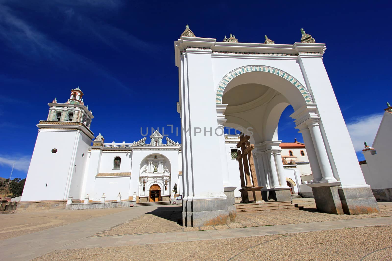 Basilica of Our Lady of Copacabana, the real one in Bolivia