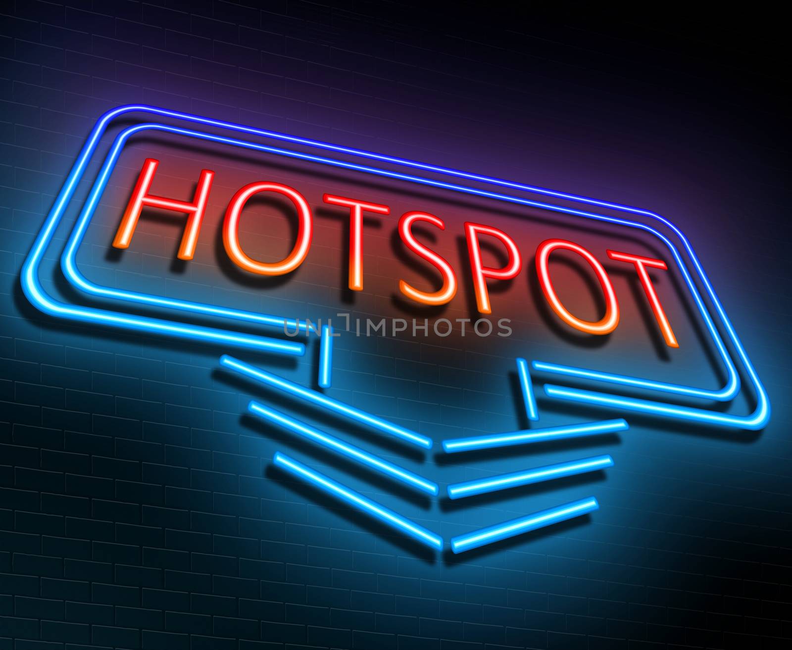 Hotspot sign concept. by 72soul