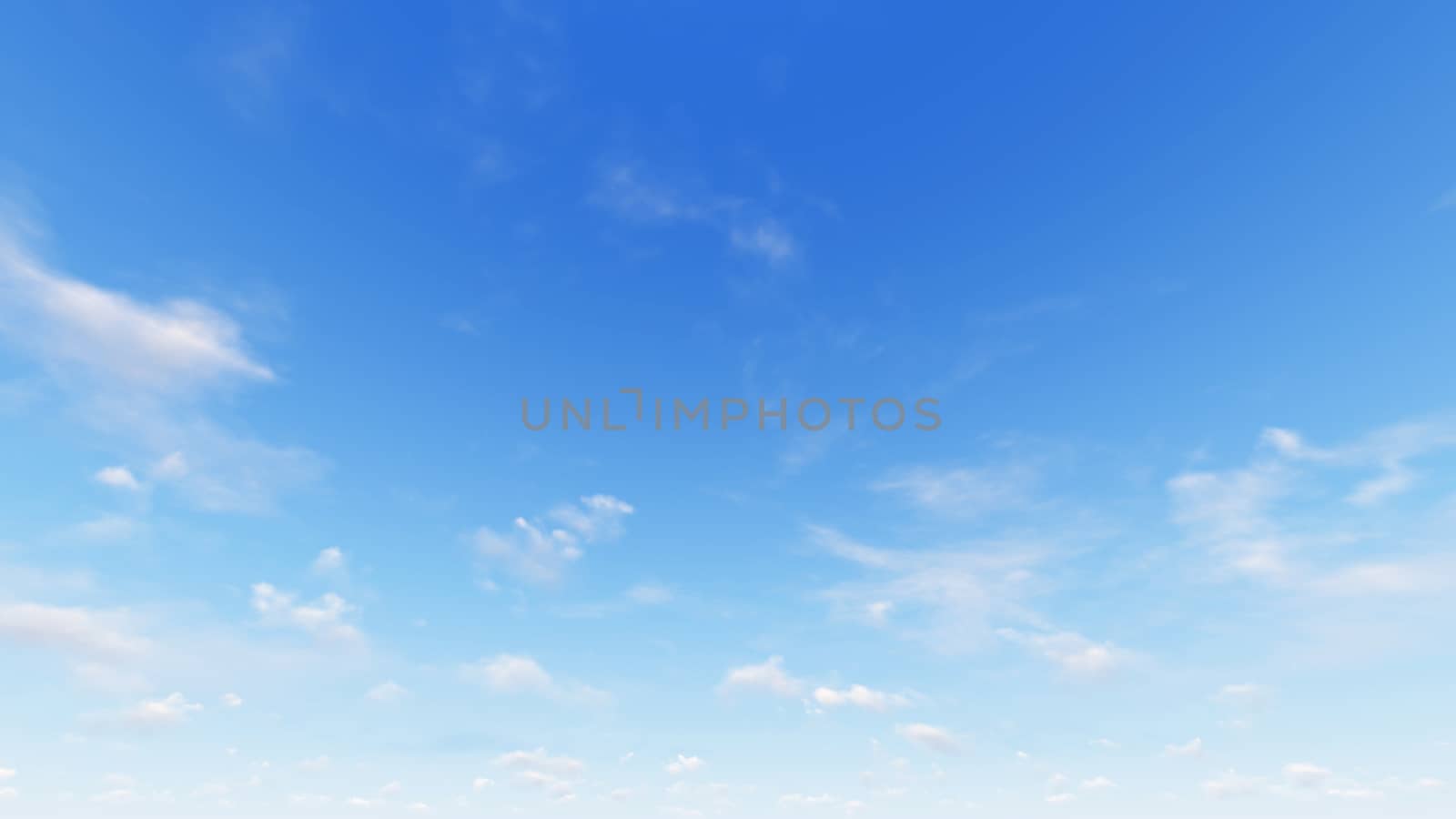 Cloudy blue sky abstract background, blue sky background with tiny clouds, 3d rendering

