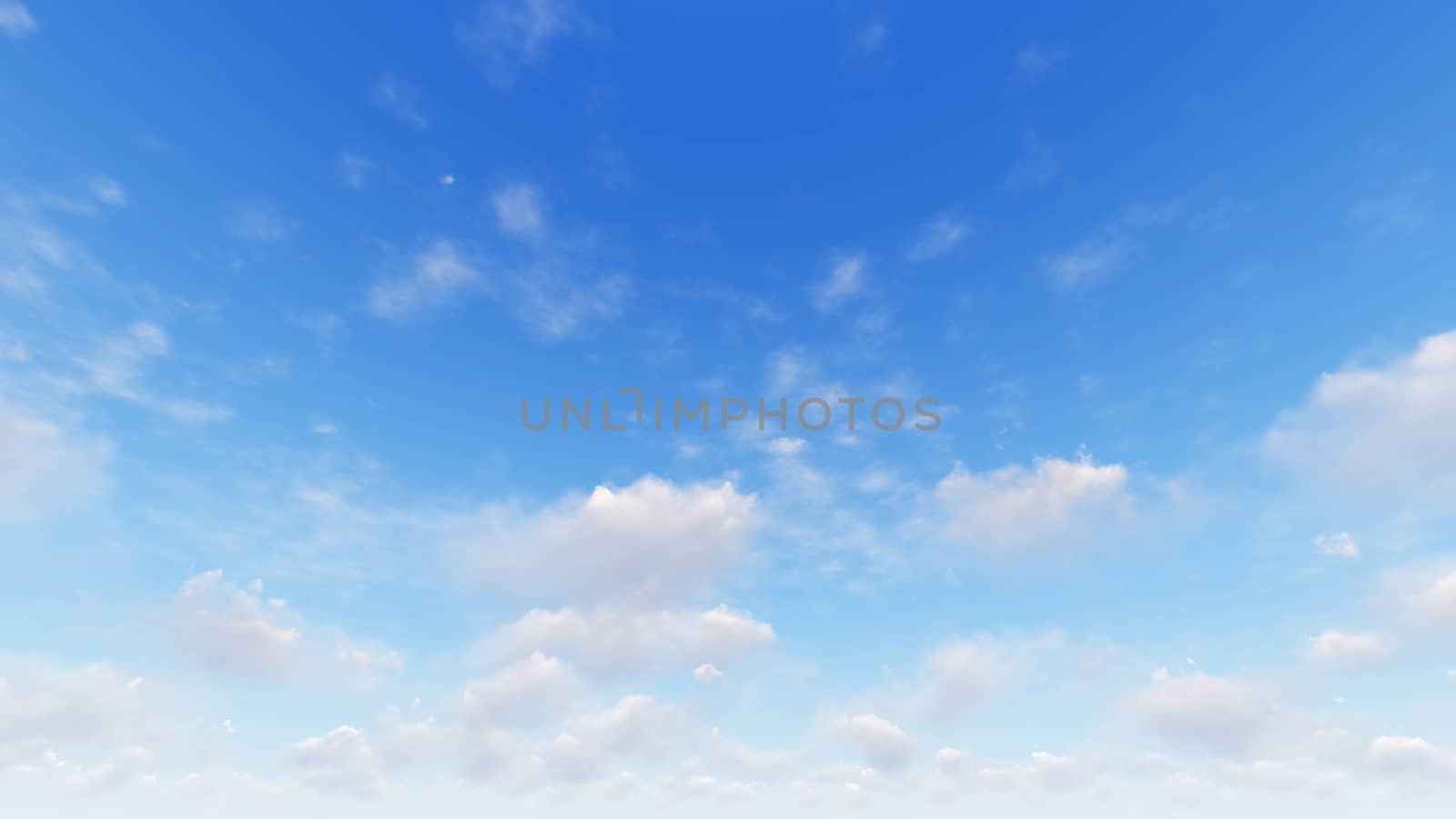 Cloudy blue sky abstract background, blue sky background with tiny clouds, 3d rendering

