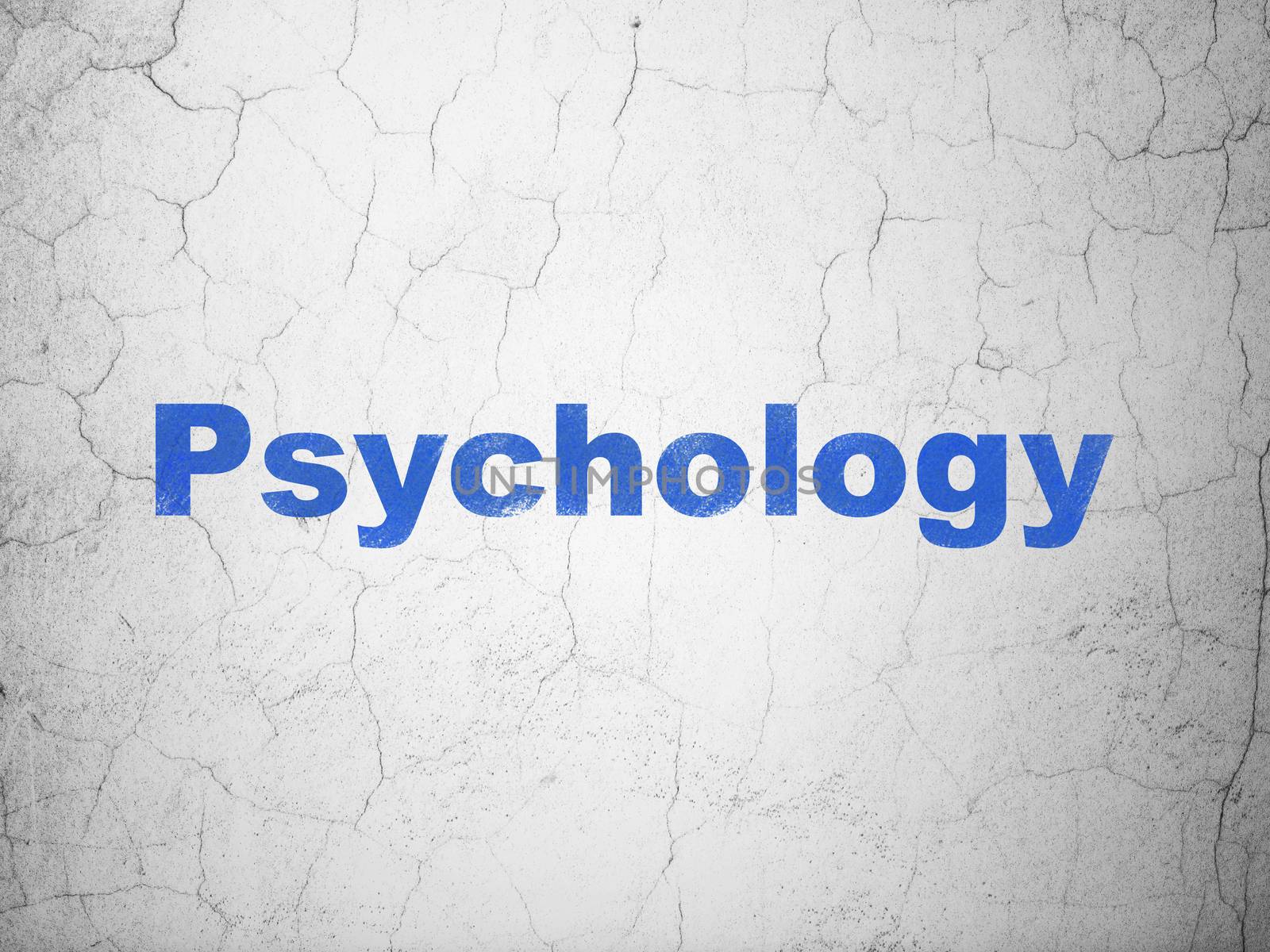 Healthcare concept: Psychology on wall background by maxkabakov