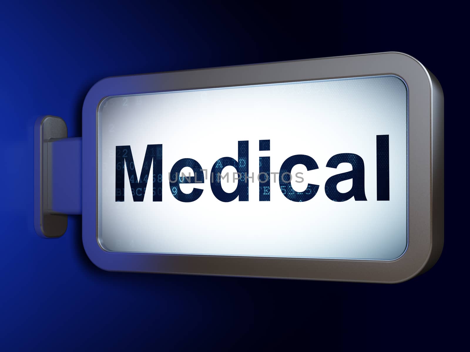 Medicine concept: Medical on billboard background by maxkabakov