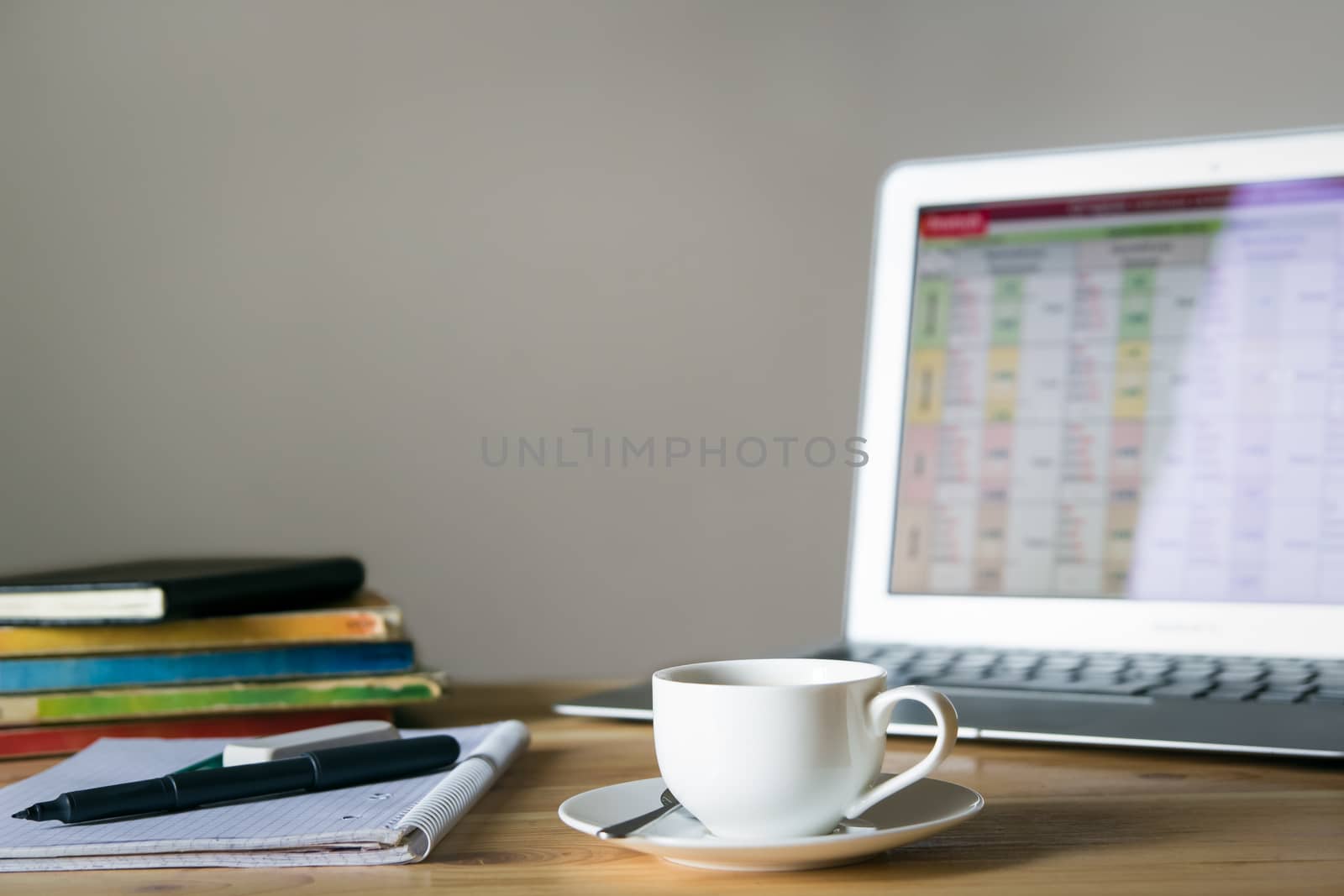 Home office desk by photoboyko