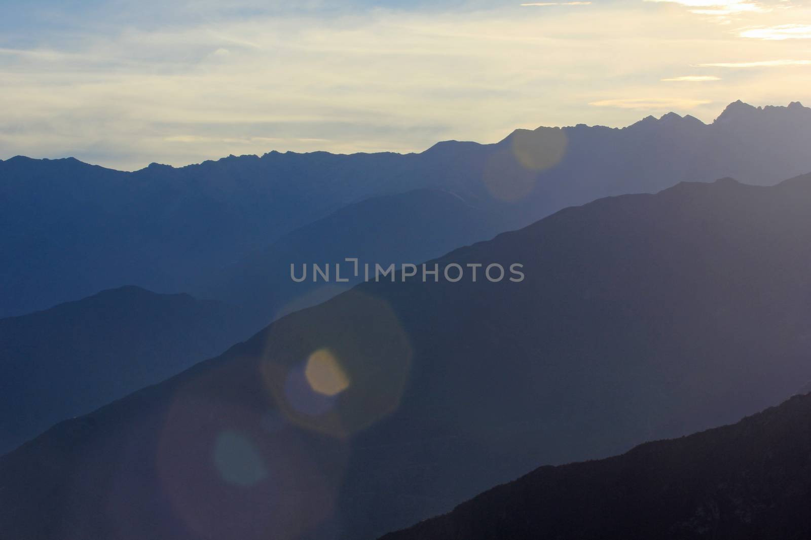 The mountains at and around Colca canyon - one of the deepest canyons in the world, near the city of Arequipa in Peru.