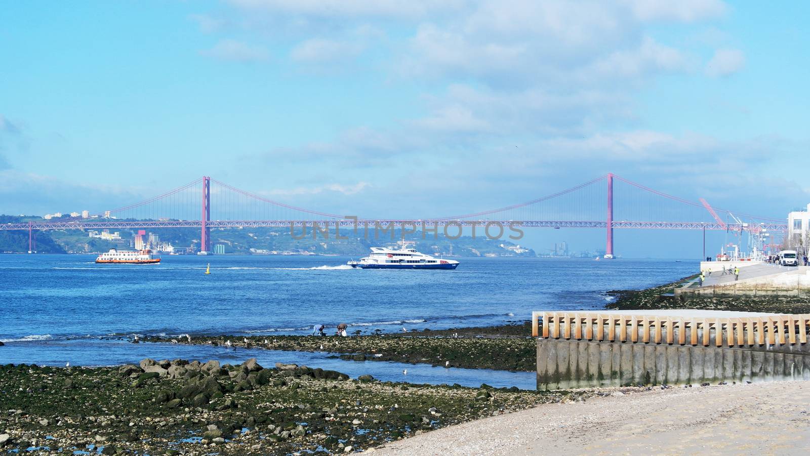 Ferry boats, Lisbon, Portugal