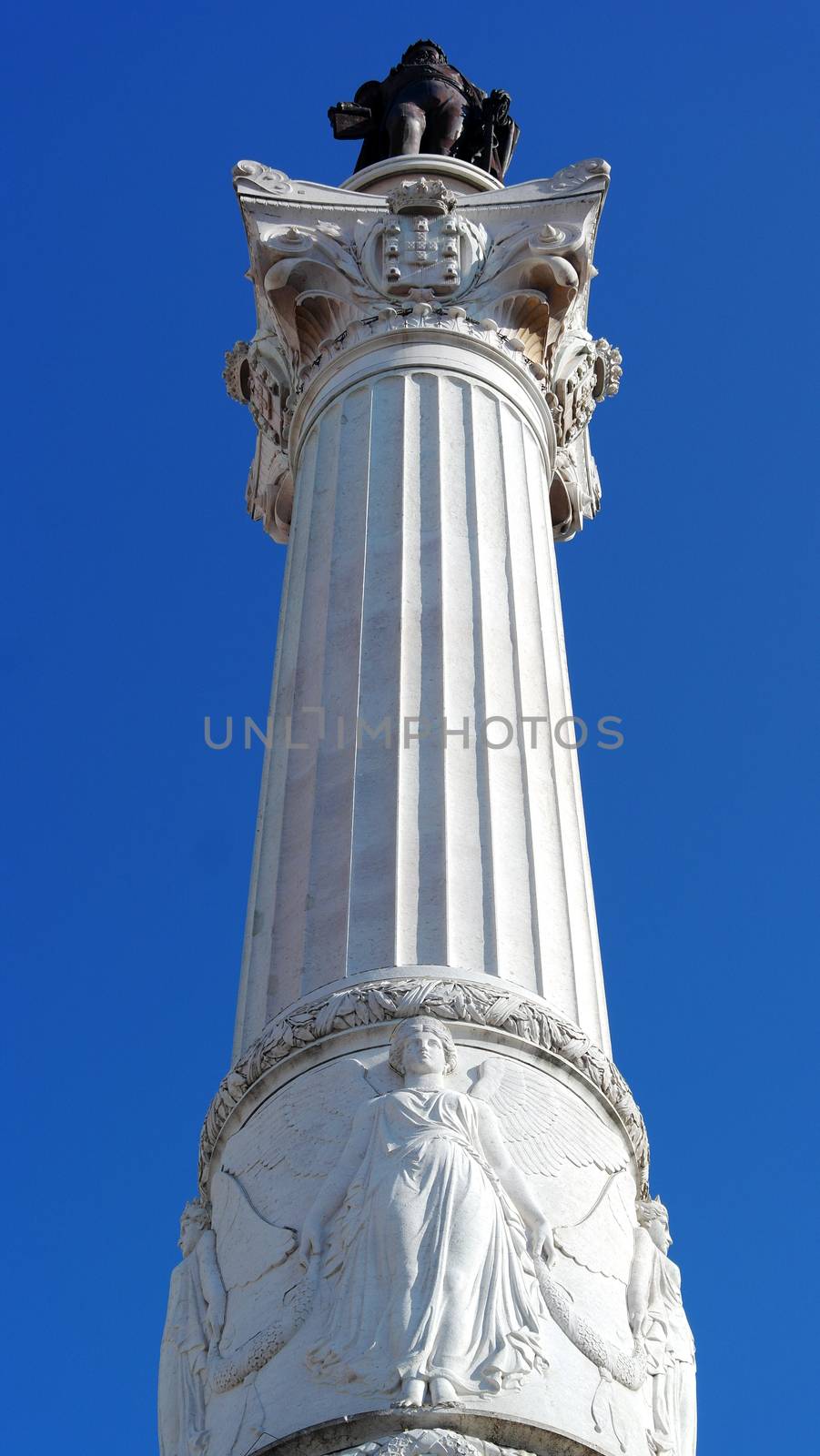 King Peter IV statue, Rossio square, Lisbon, Portugal