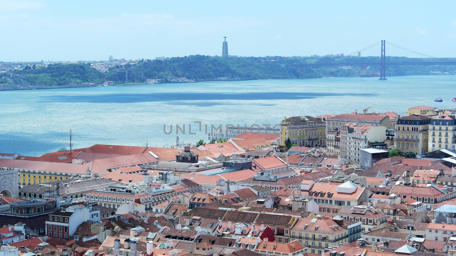 View over Lisbon, the capital city of Portugal