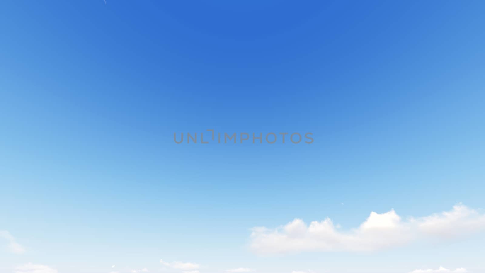 Cloudy blue sky abstract background, blue sky background with tiny clouds, 3d rendering

