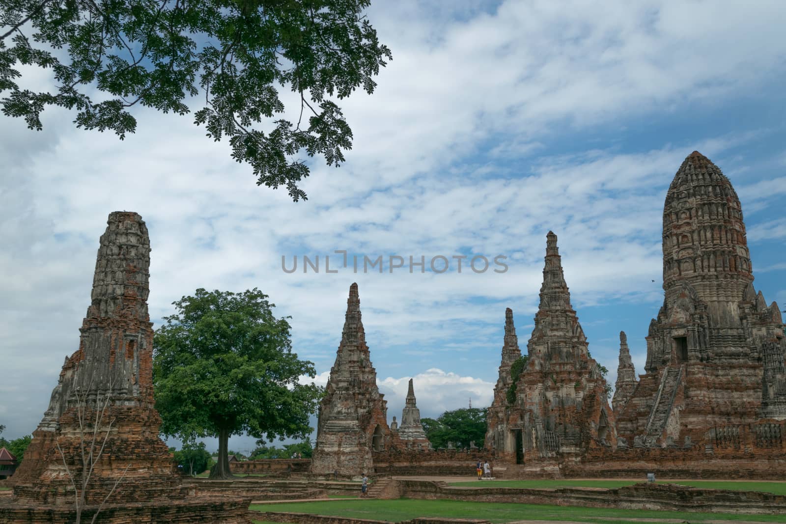 Ruined Old Temple of Ayutthaya, Thailand