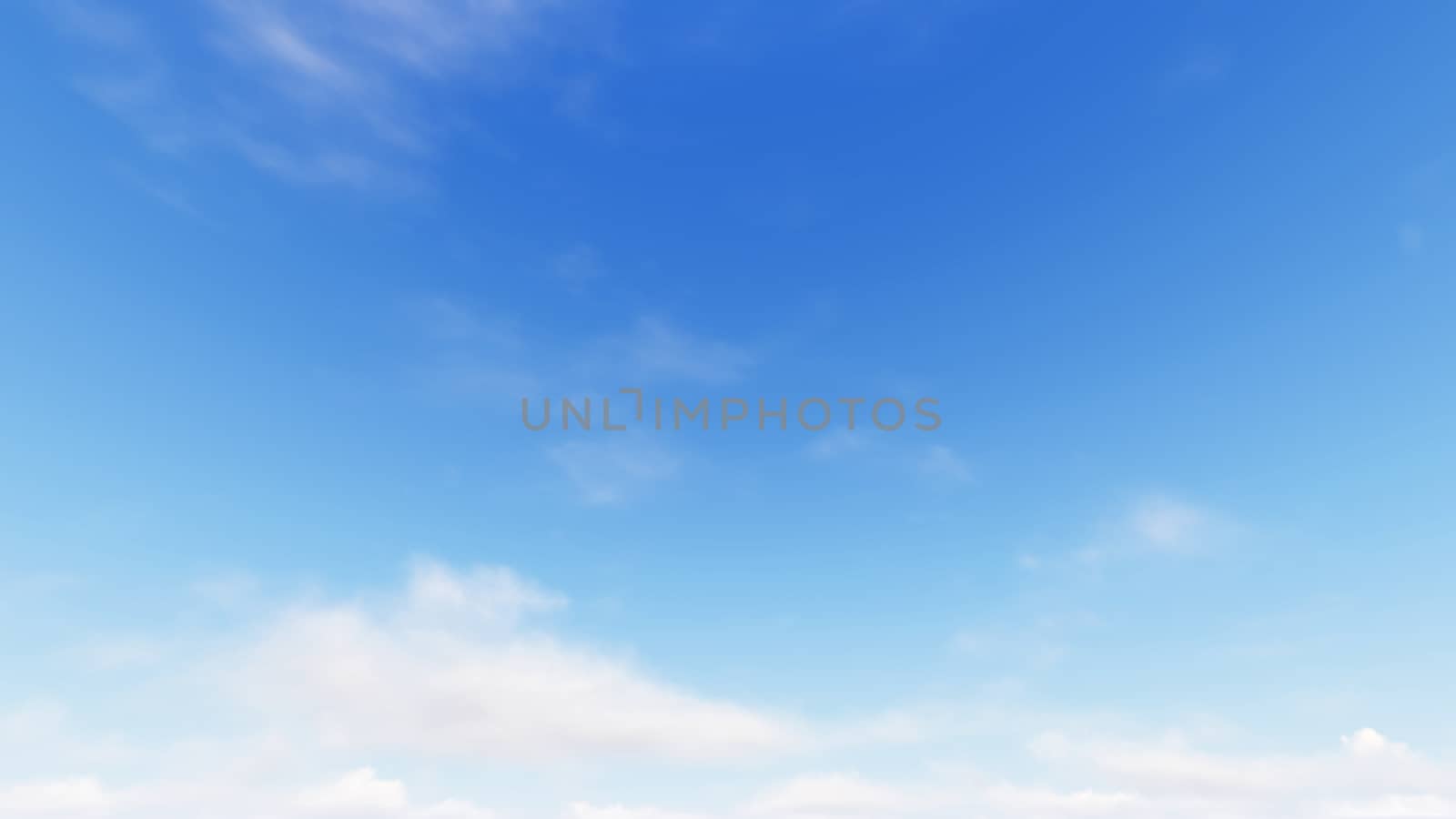 Cloudy blue sky abstract background, blue sky background with tiny clouds, 3d rendering

