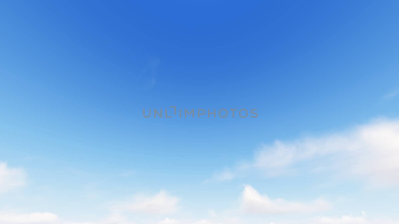 Cloudy blue sky abstract background, blue sky background with tiny clouds, 3d rendering

