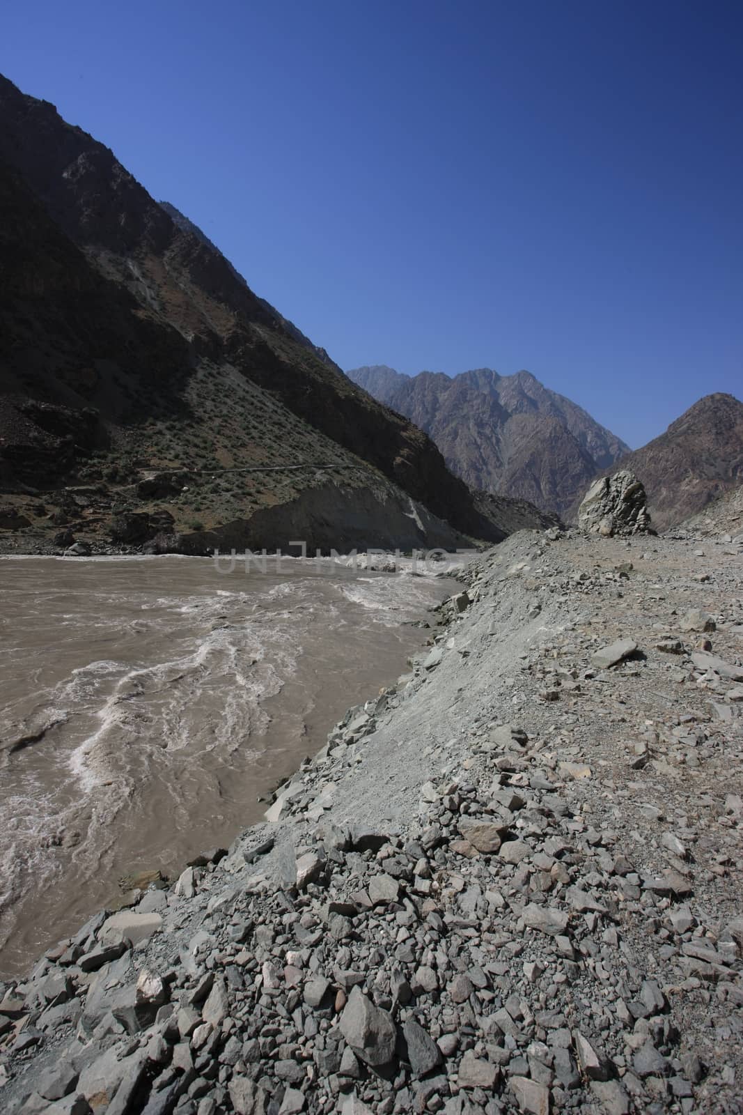 Pamir region Russian Federation Central Asia mountain landscapes by desant7474