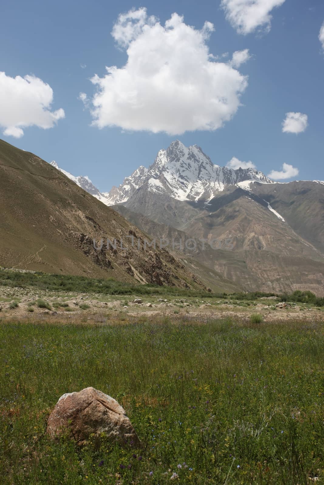 Pamir region Russian Federation Central Asia mountain landscapes by desant7474