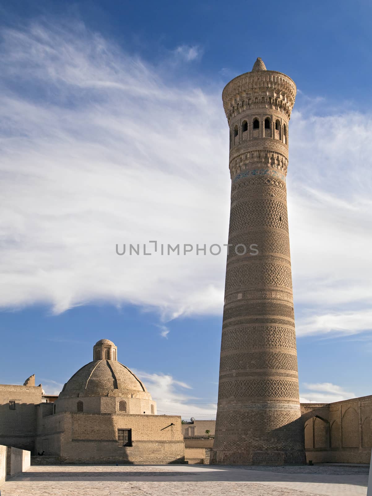 Po-i-Kalyan minaret, Bukhara, Uzbekistan, town on the Silk Road