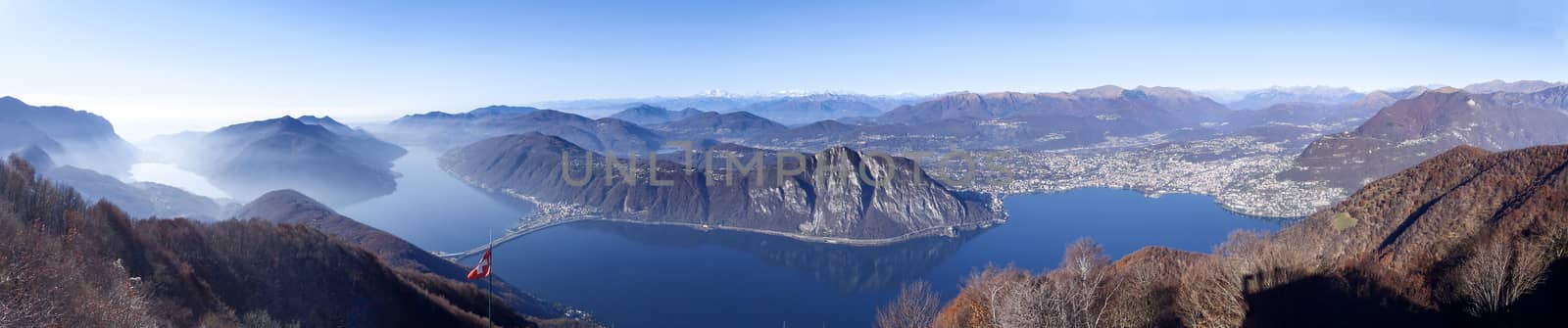 Italian Balcony with views of Lake Lugano by mauro_piccardi