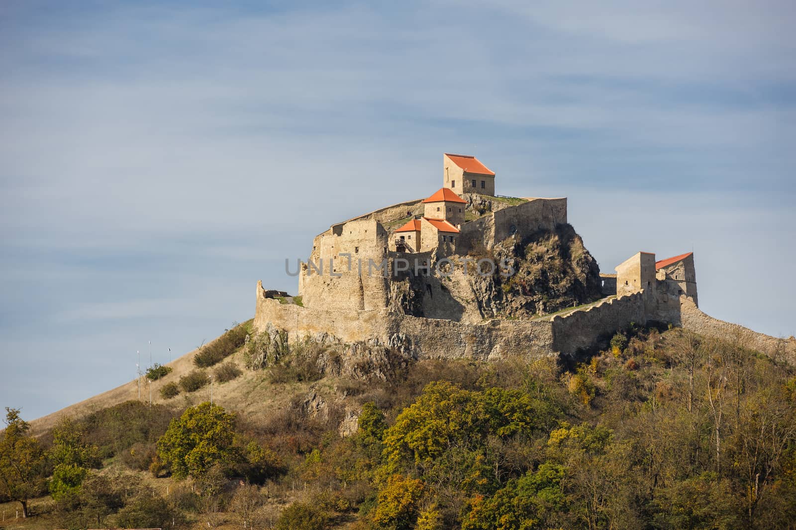 Medieval Rupea fortress in Romania by starush