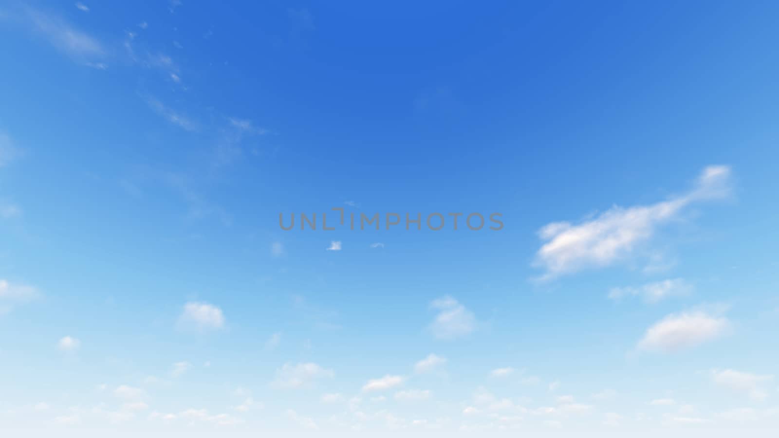 Cloudy blue sky abstract background, blue sky background with tiny clouds, 3d rendering

