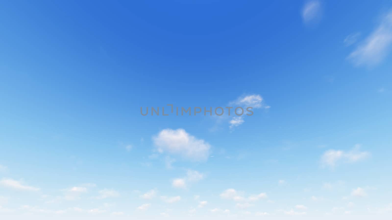 Cloudy blue sky abstract background, blue sky background with tiny clouds, 3d rendering

