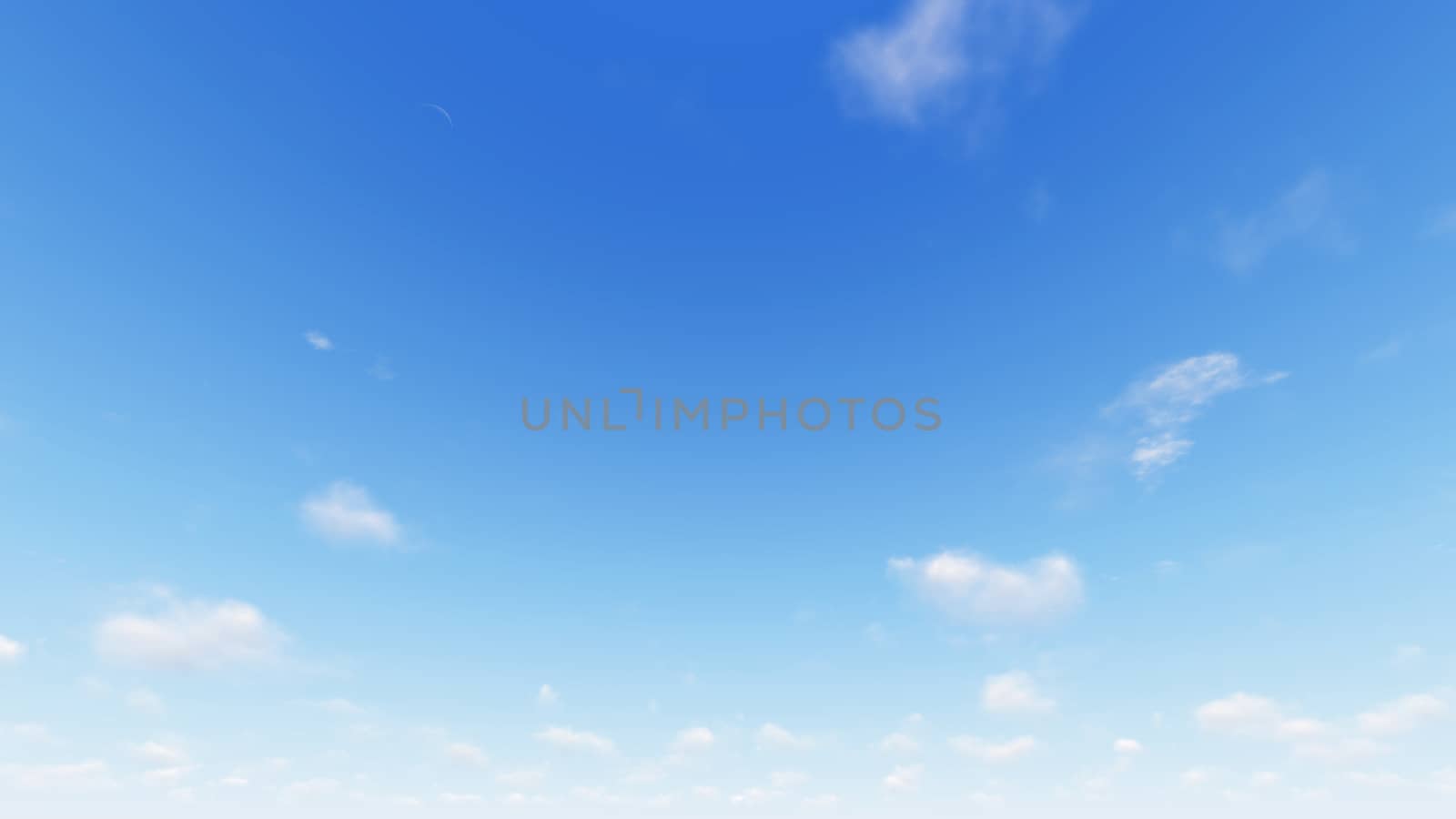 Cloudy blue sky abstract background, blue sky background with tiny clouds, 3d rendering

