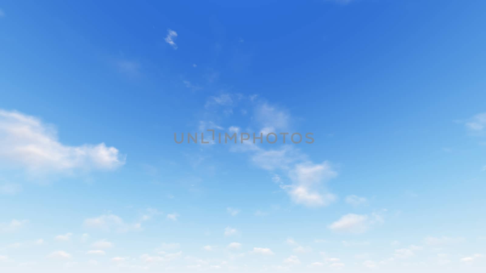 Cloudy blue sky abstract background, blue sky background with tiny clouds, 3d rendering

