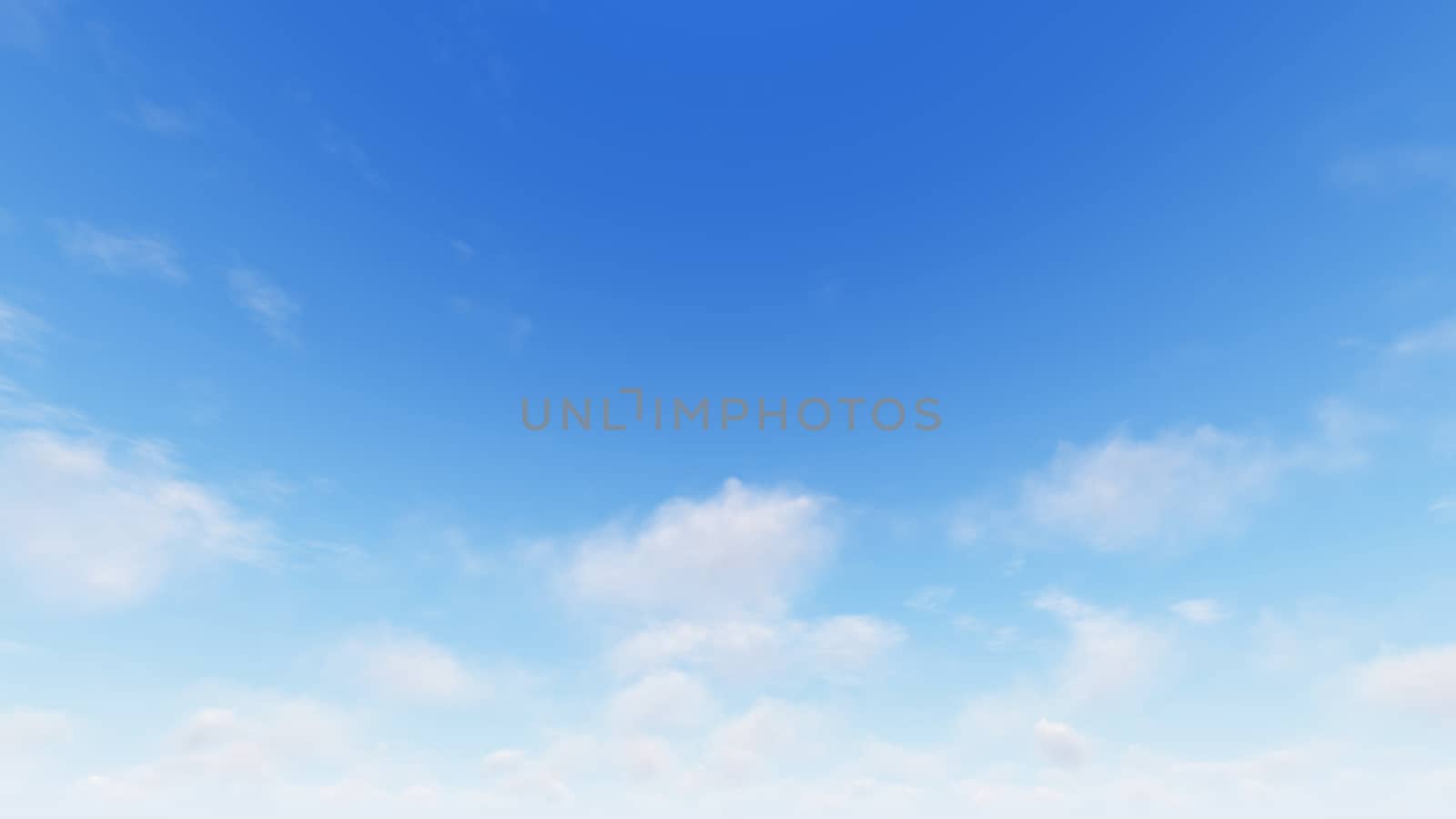 Cloudy blue sky abstract background, blue sky background with tiny clouds, 3d rendering

