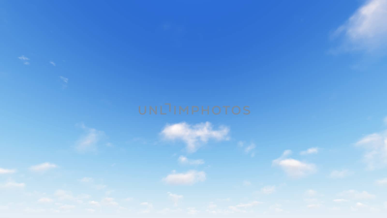 Cloudy blue sky abstract background, blue sky background with tiny clouds, 3d rendering

