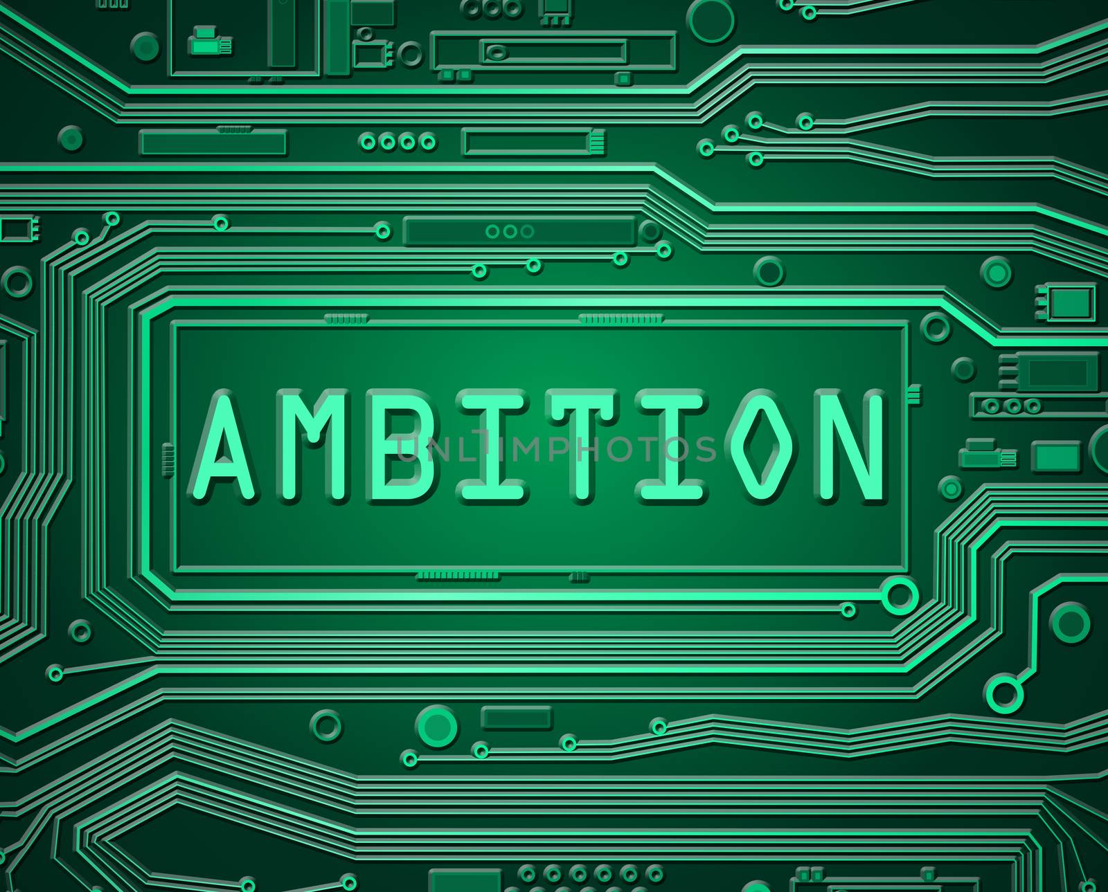 Ambition technology concept. by 72soul