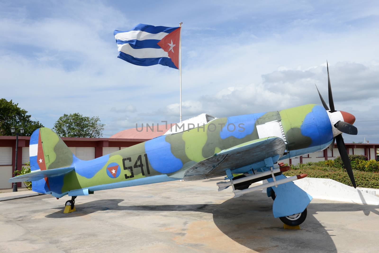 Playa Giron, Cuba - 19 january 2016: Museum shows the curious story of the world famous landing of the Bay of Pigs