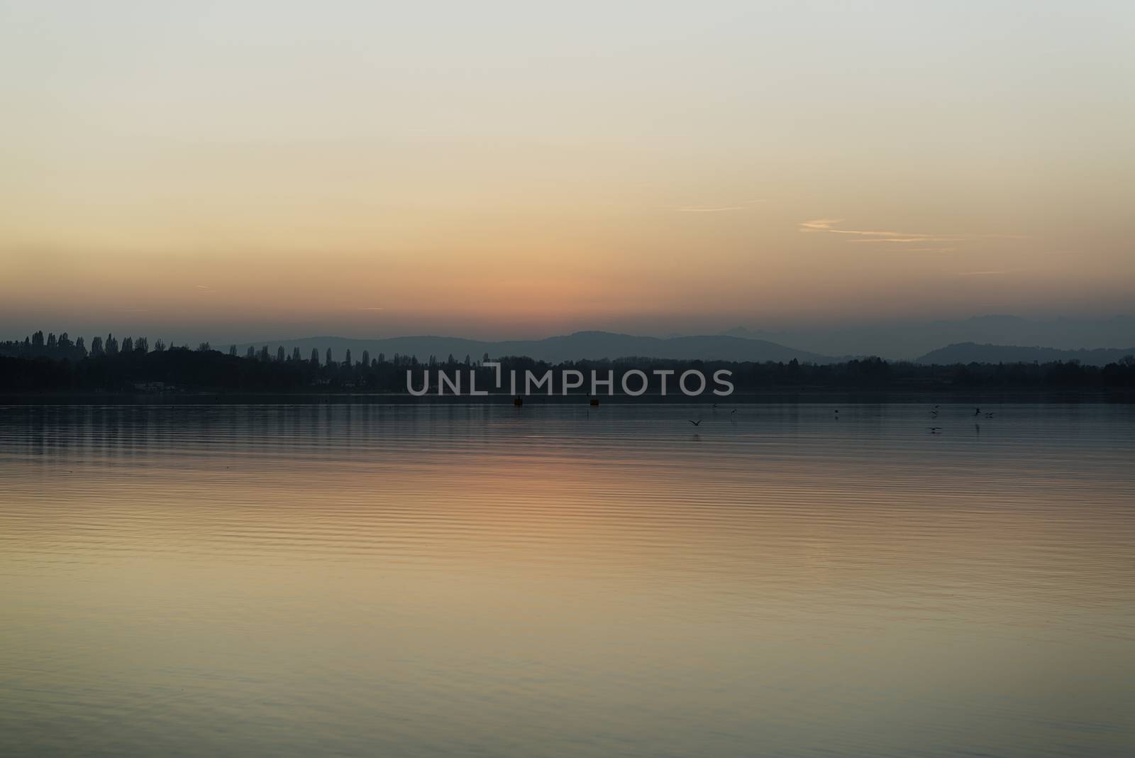 Sunset, Lake of Varese by Mdc1970