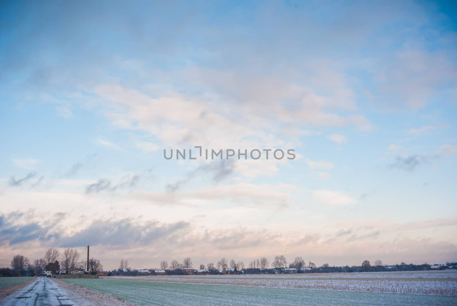blue sky, natural clouds, nature series