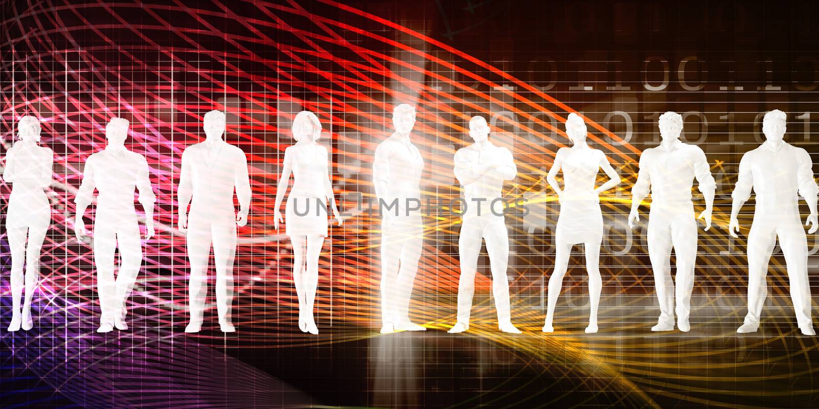 Career Development and Opportunities with Confident Business Team