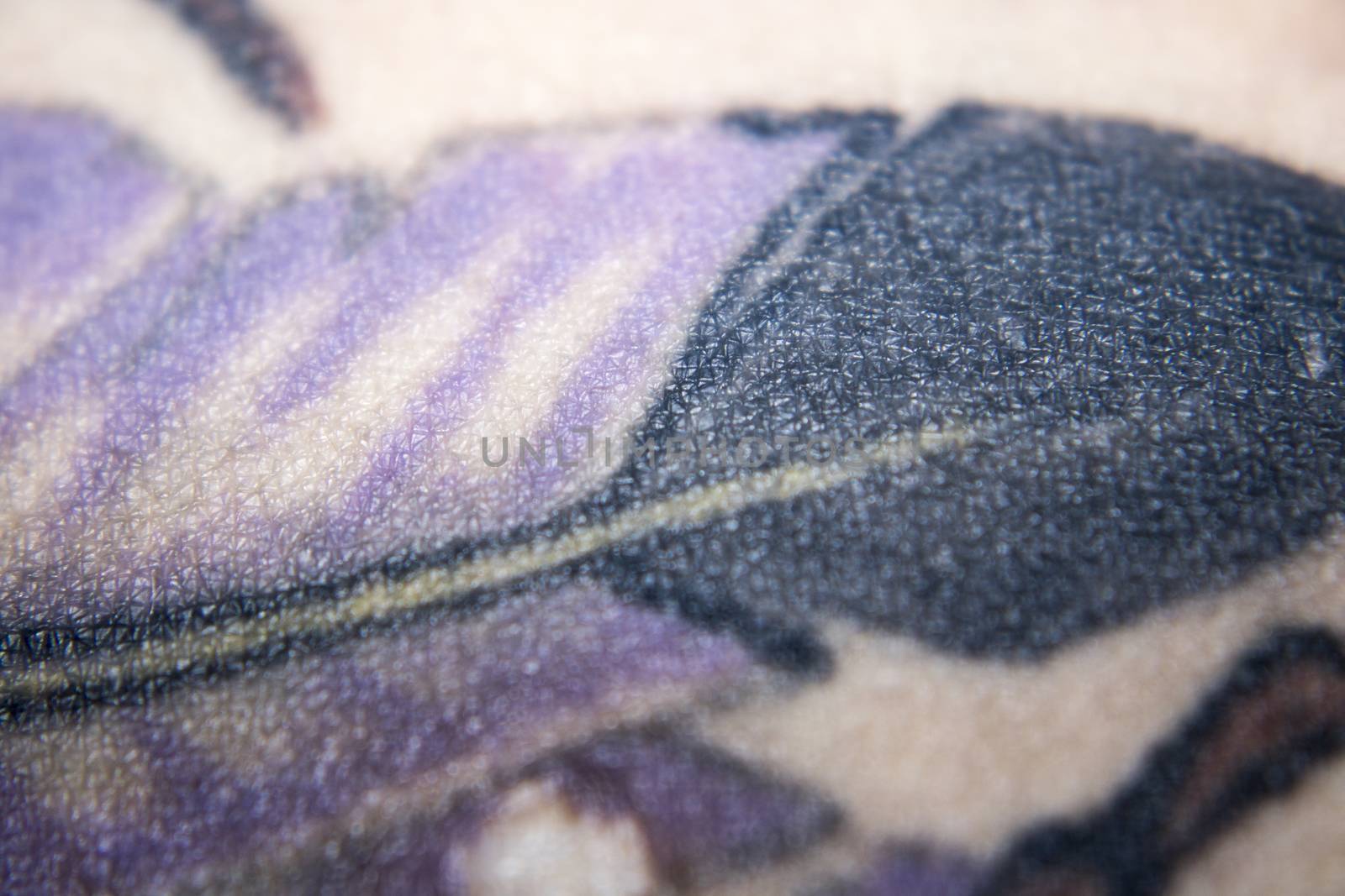 color tattooed skin detail macro by vector1st