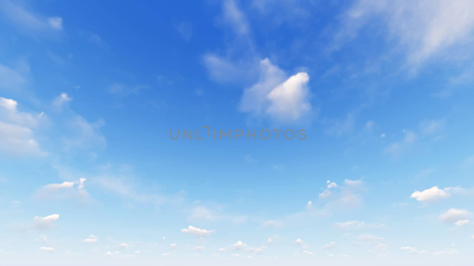 Cloudy blue sky abstract background, blue sky background with tiny clouds, 3d rendering

