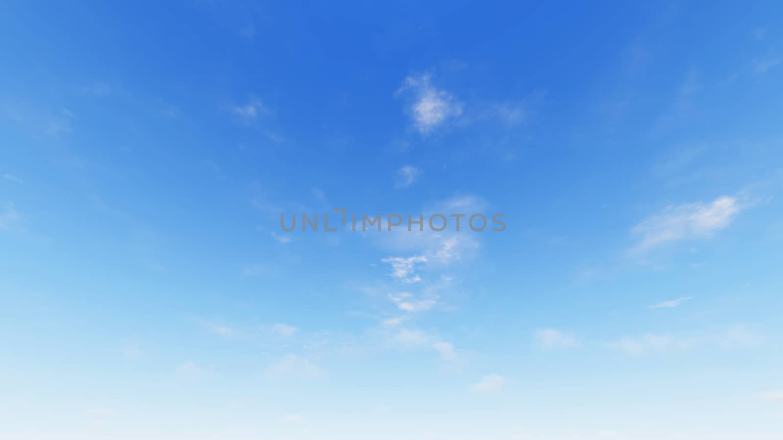 Cloudy blue sky abstract background, blue sky background with tiny clouds, 3d rendering

