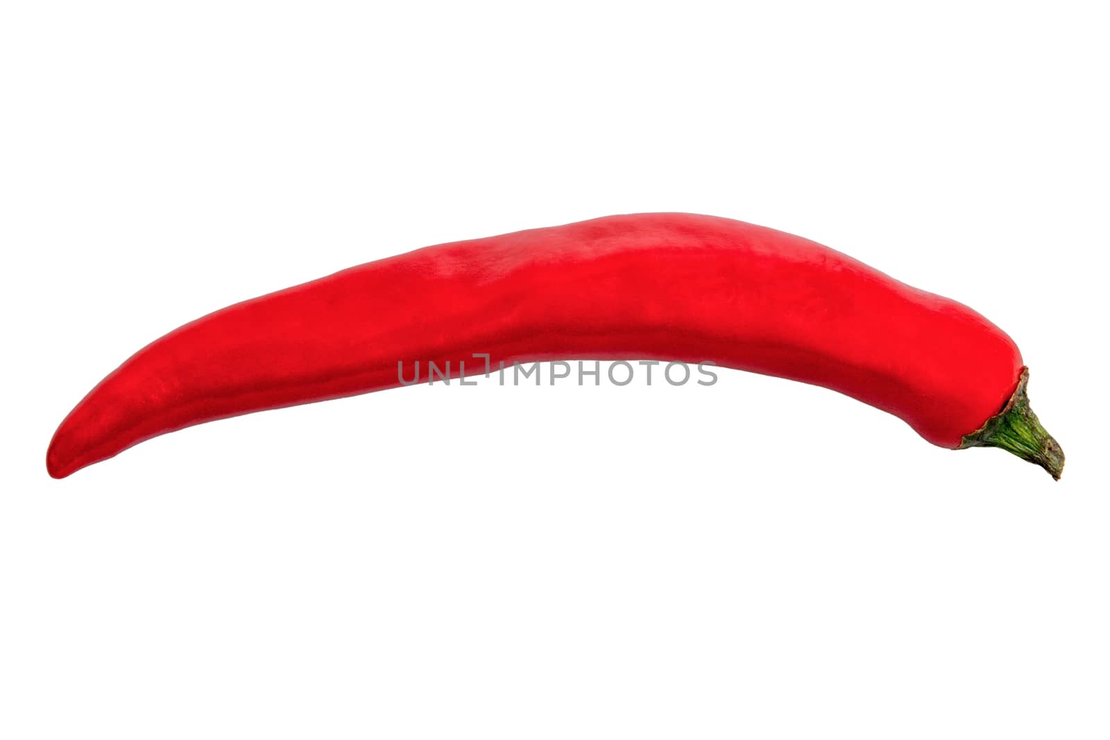 Red Chilli isolated on a white background