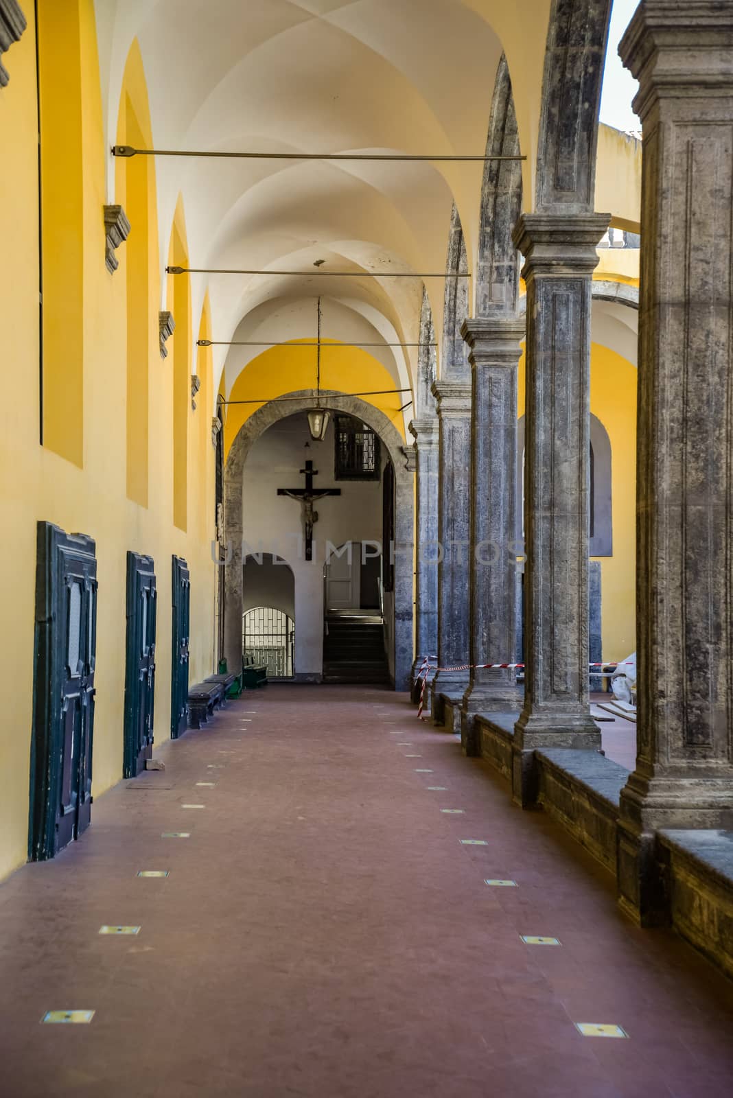 the cloister of San Gregorio Armeno, Naples, Italy