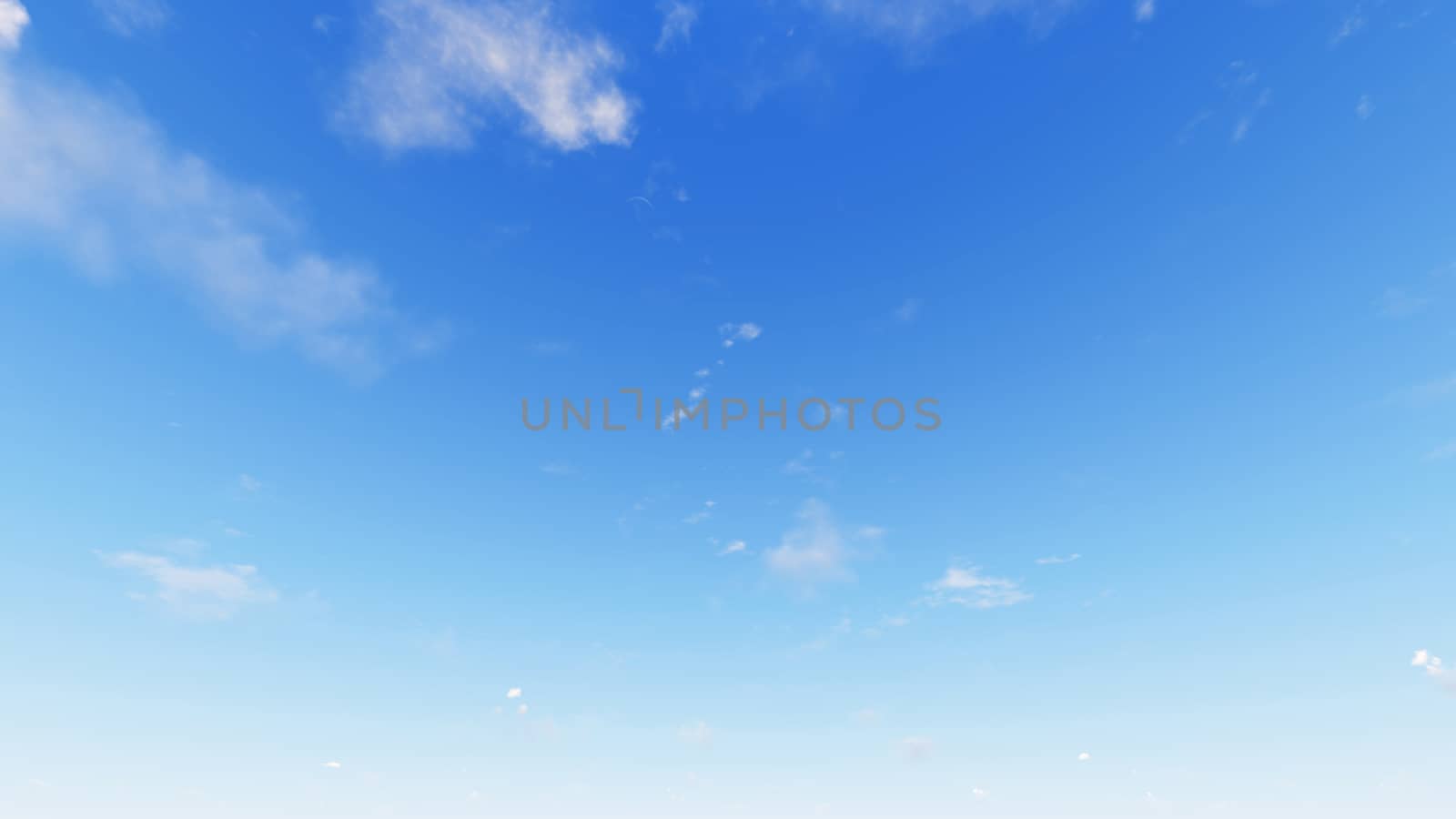 Cloudy blue sky abstract background, blue sky background with tiny clouds, 3d rendering

