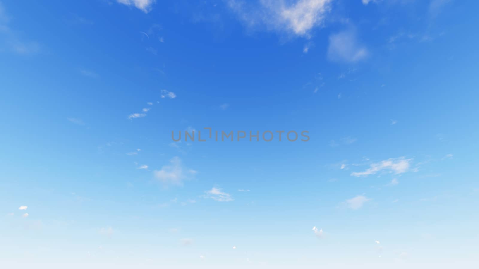 Cloudy blue sky abstract background, blue sky background with tiny clouds, 3d rendering

