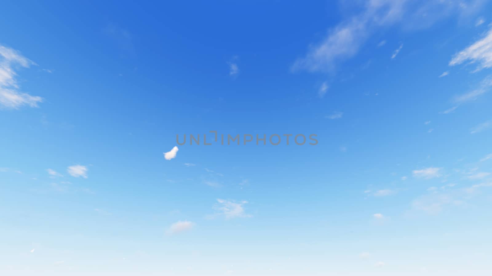 Cloudy blue sky abstract background, blue sky background with tiny clouds, 3d rendering

