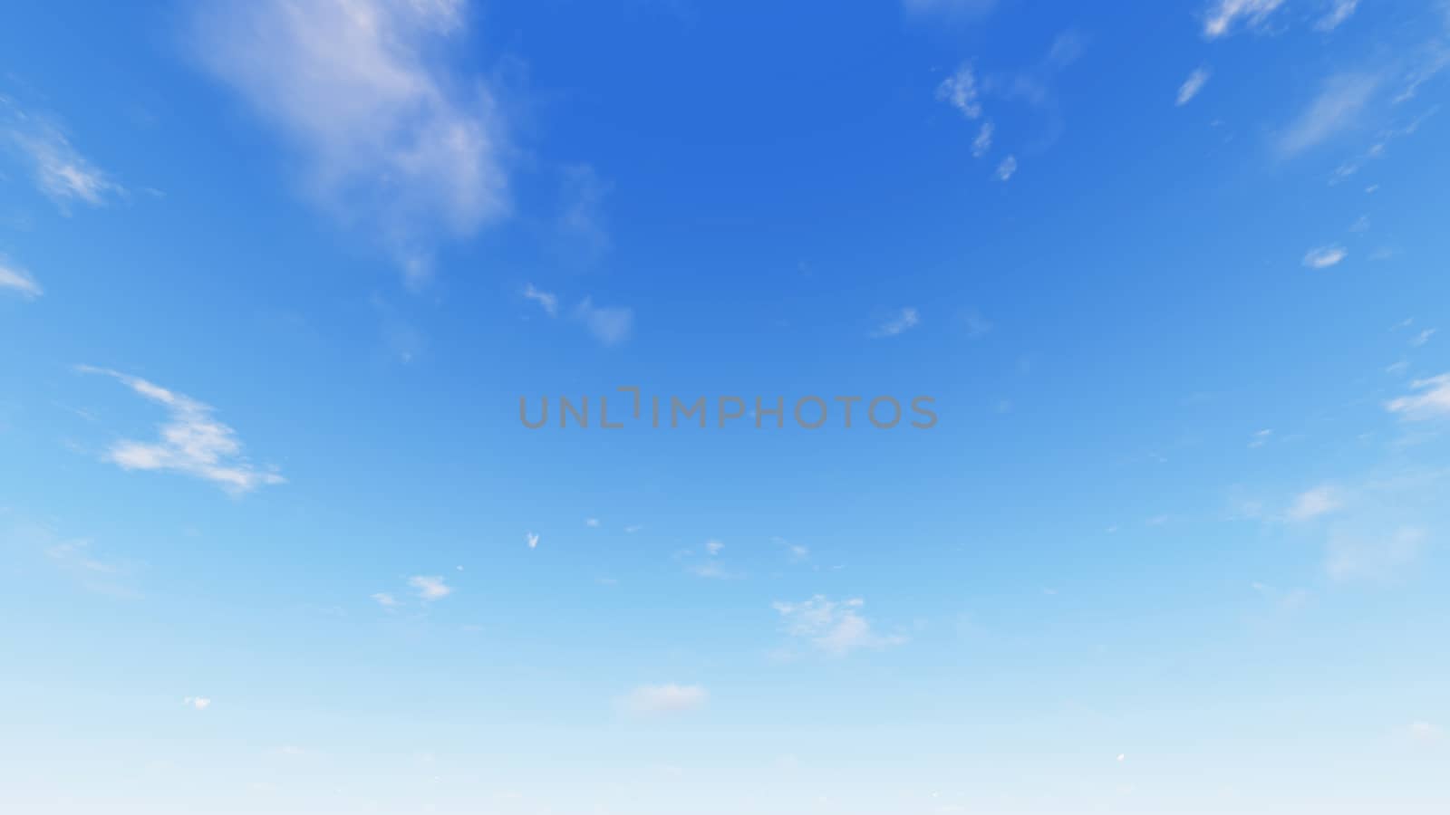 Cloudy blue sky abstract background, blue sky background with tiny clouds, 3d rendering

