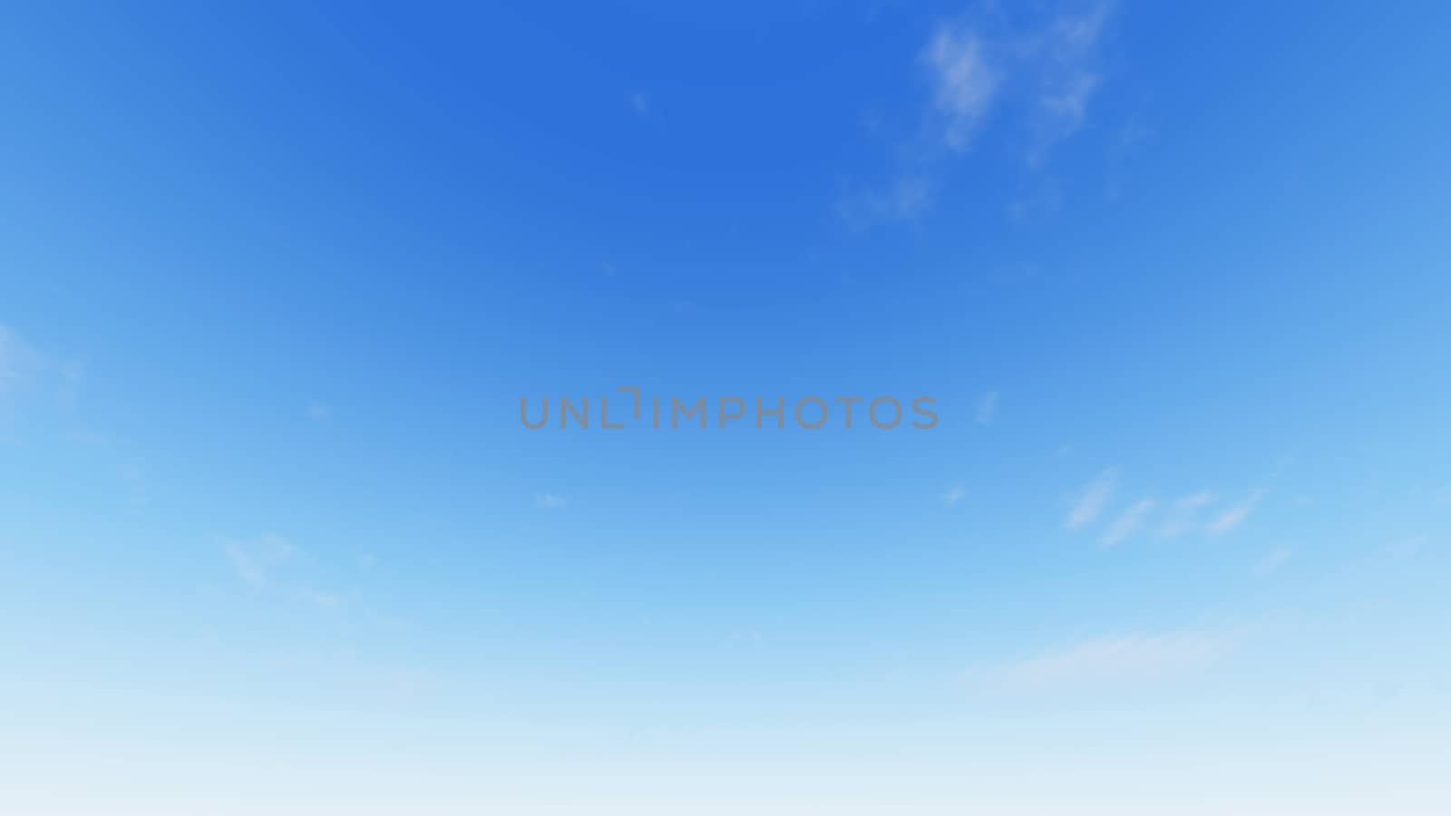 Cloudy blue sky abstract background, blue sky background with tiny clouds, 3d rendering

