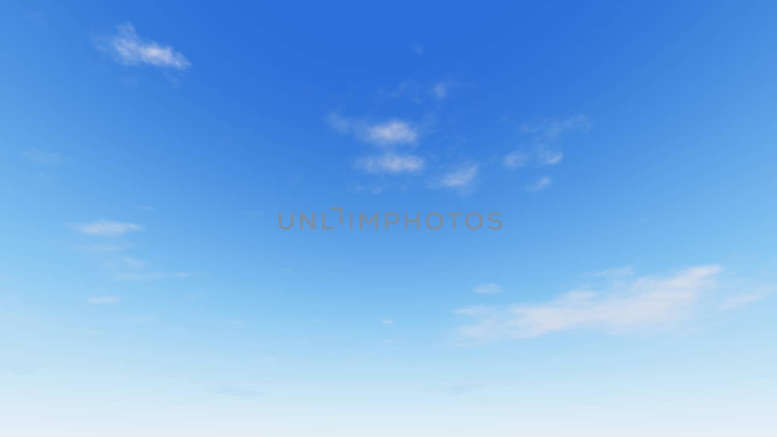 Cloudy blue sky abstract background, blue sky background with tiny clouds, 3d rendering

