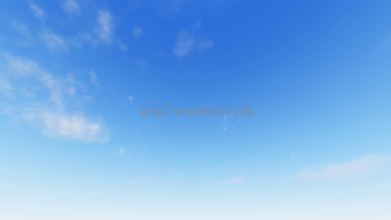 Cloudy blue sky abstract background, blue sky background with tiny clouds, 3d rendering

