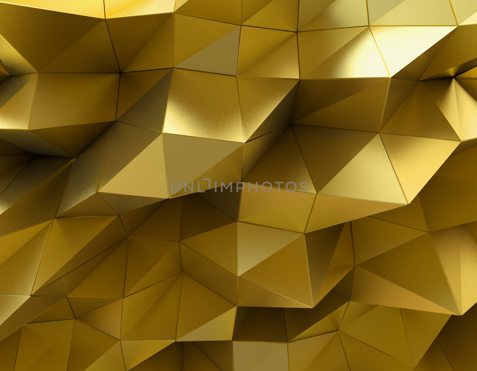 Beautiful gold abstract background. 3D illustration. Template fow your design