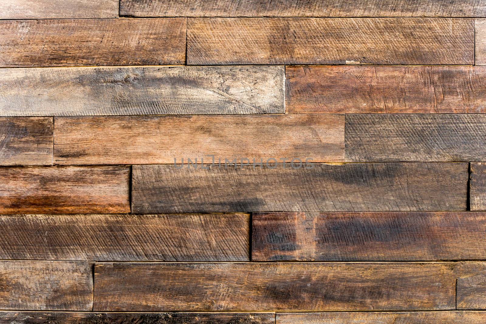 close up of wall made of wooden planks wood texture background old panels.