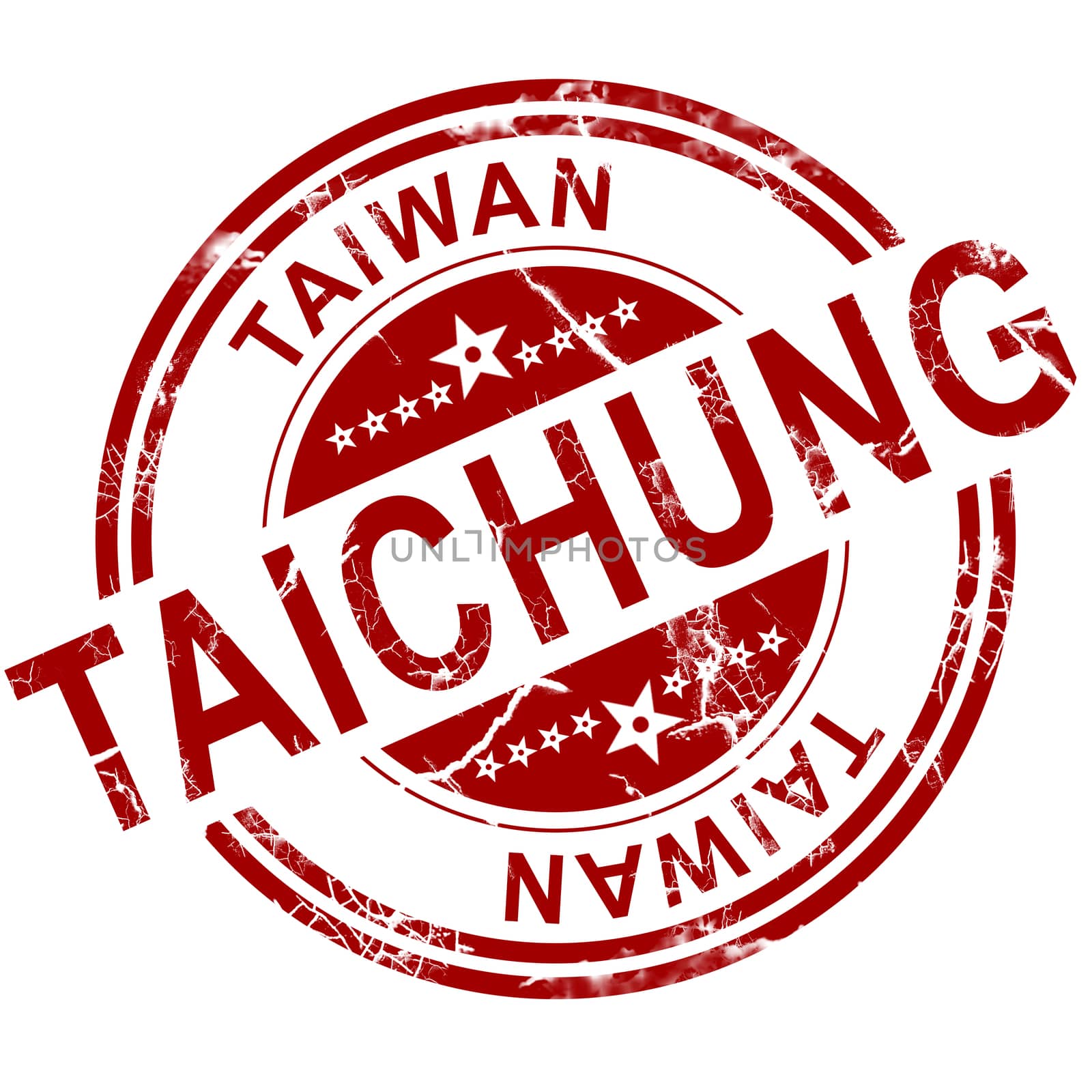 Red Taichung stamp by tang90246