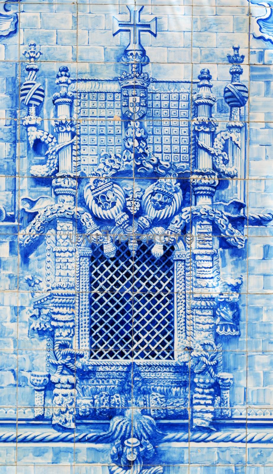 The portuguese azulejos, Tomar, Portugal