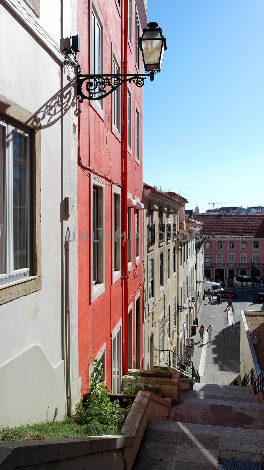 Detail of a building, Lisbon, Portugal