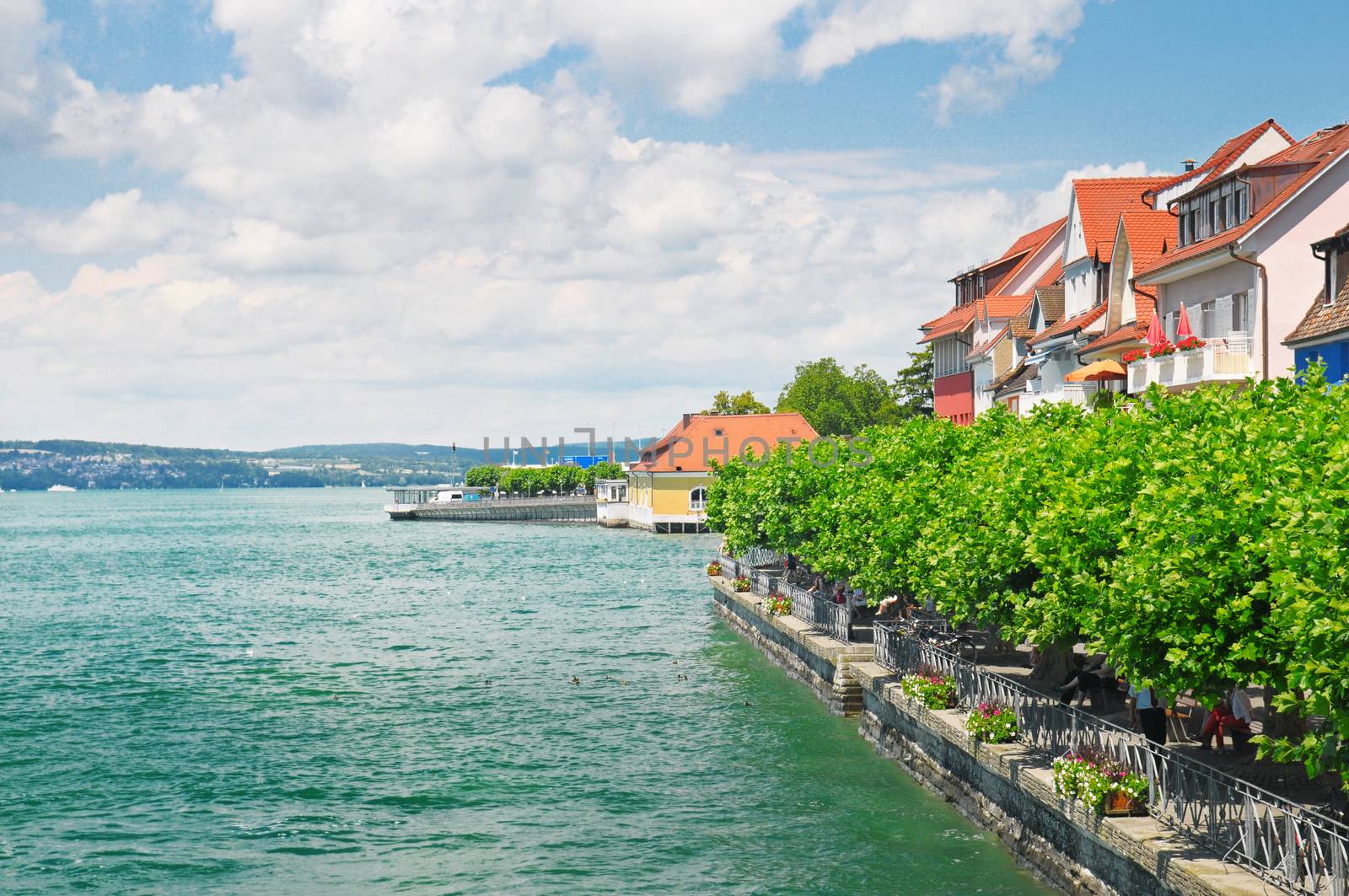 scenic waterfront of Lake Constance, Germany